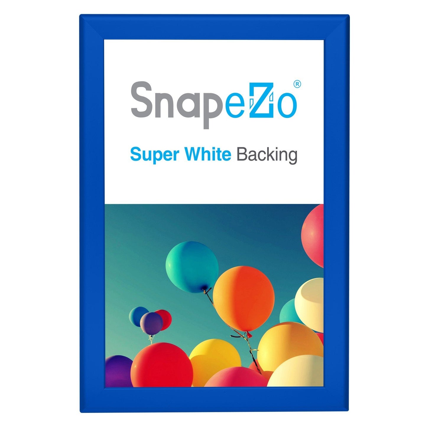 SnapeZo® 27.94 x 43.18 cm Blue Snap Frame - 32MM Profile