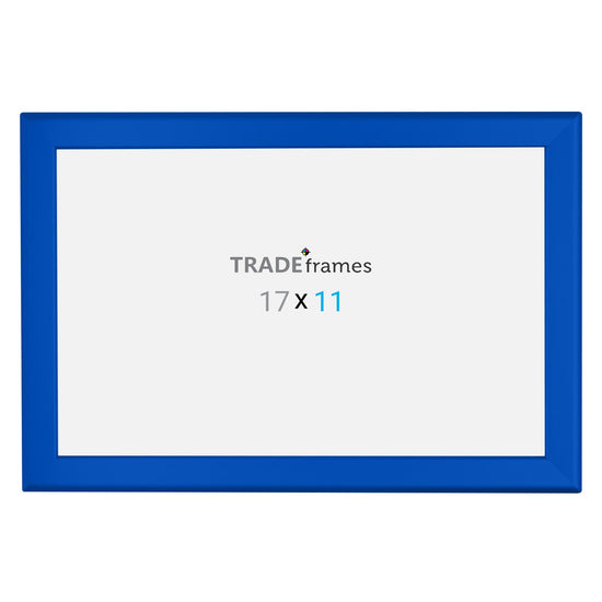 27.94 x 43.18 cm Blue Snap Frame - 32MM Profile