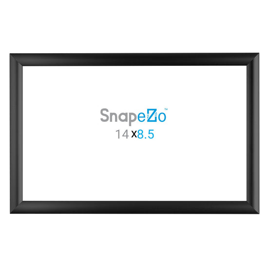 SnapeZo® 21.59 x 35.56 cm Black Snap Frame - 25MM Profile