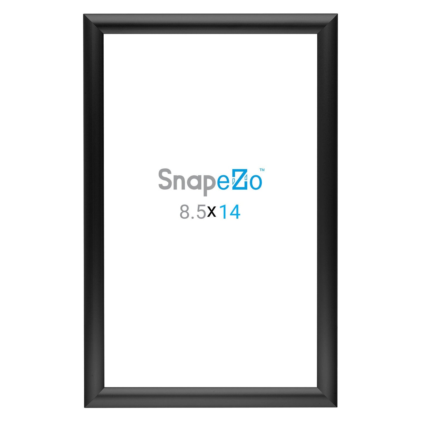 SnapeZo® 21,59 x 35,56 cm Marco a presión negro - Perfil de 25 mm