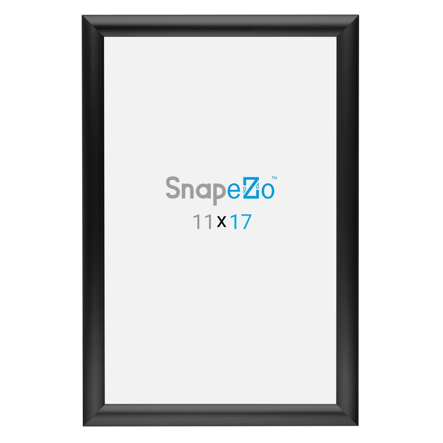 SnapeZo® 27,94 x 43,18 cm Marco a presión negro - Perfil de 25 mm