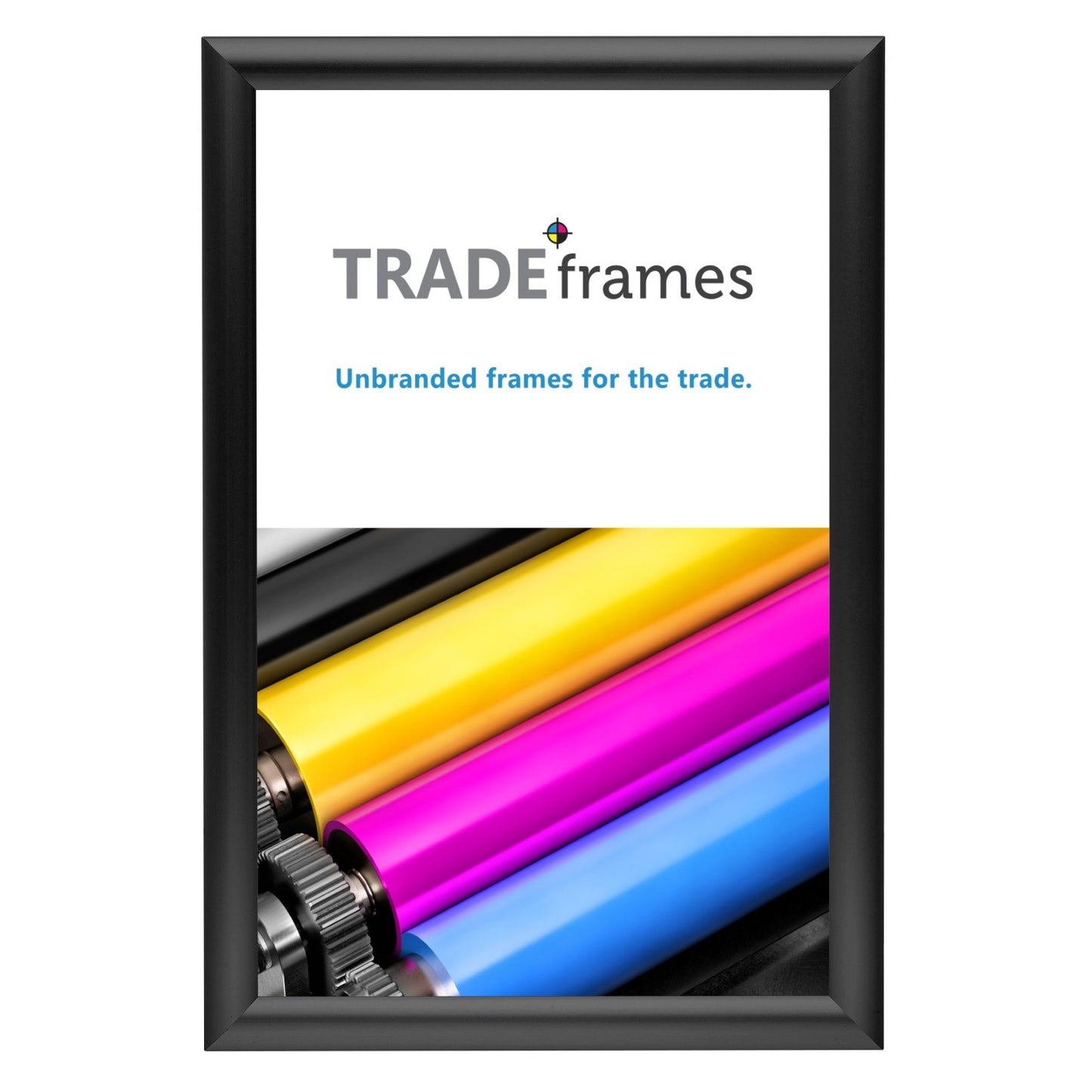 27.94 x 43.18 cm Black Snap Frame - 25MM Profile