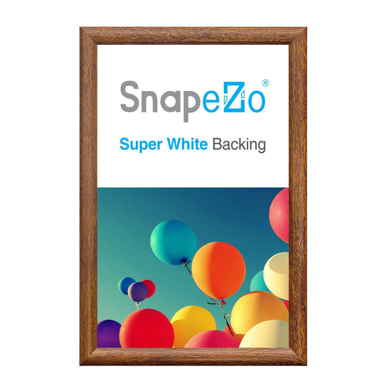 60.96 x 91.44 cm Dark Wood Movie Poster Frame 25MM SnapeZo®