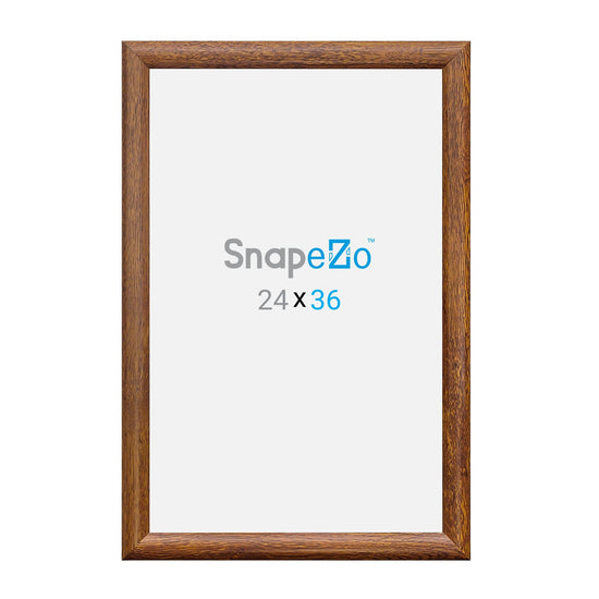 60.96 x 91.44 cm Dark Wood Movie Poster Frame 25MM SnapeZo®