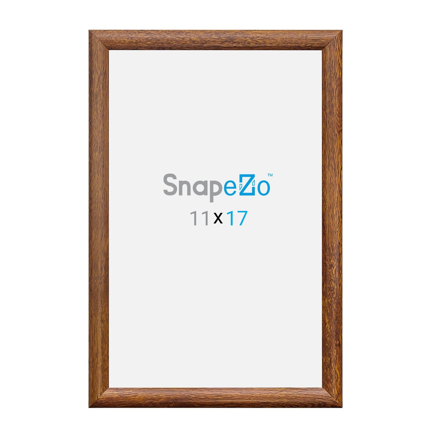 27.94 x 43.18 cm Dark Wood Diploma Frame 25MM SnapeZo®