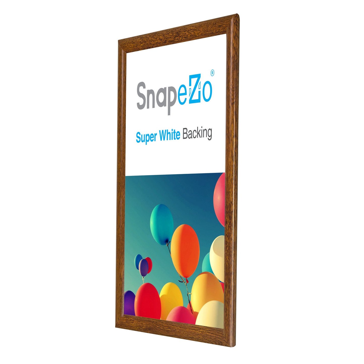 27.94 x 43.18 cm Dark Wood Diploma Frame 25MM SnapeZo®