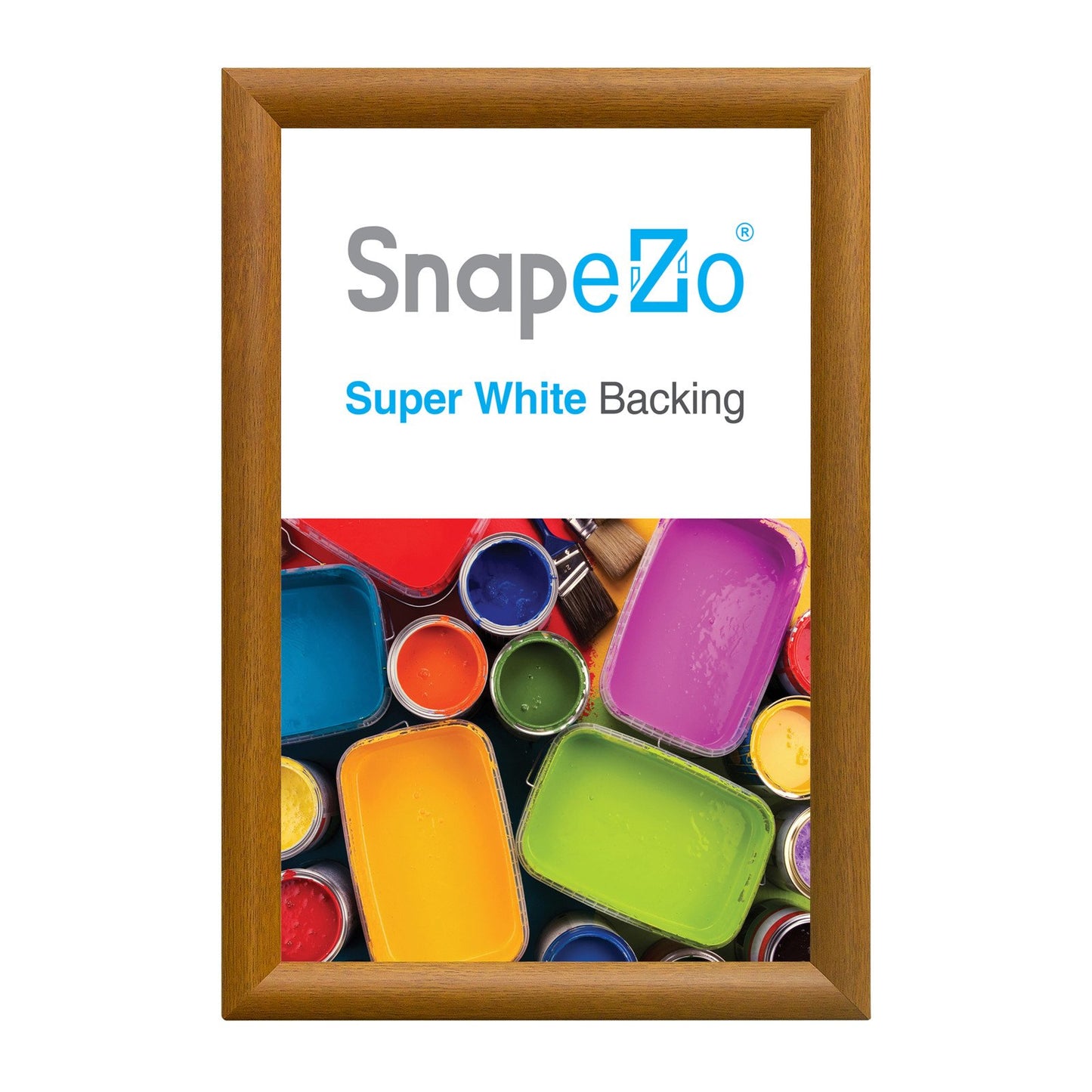 27.94 x 43.18 cm Dark Wood Diploma Frame 30MM SnapeZo®