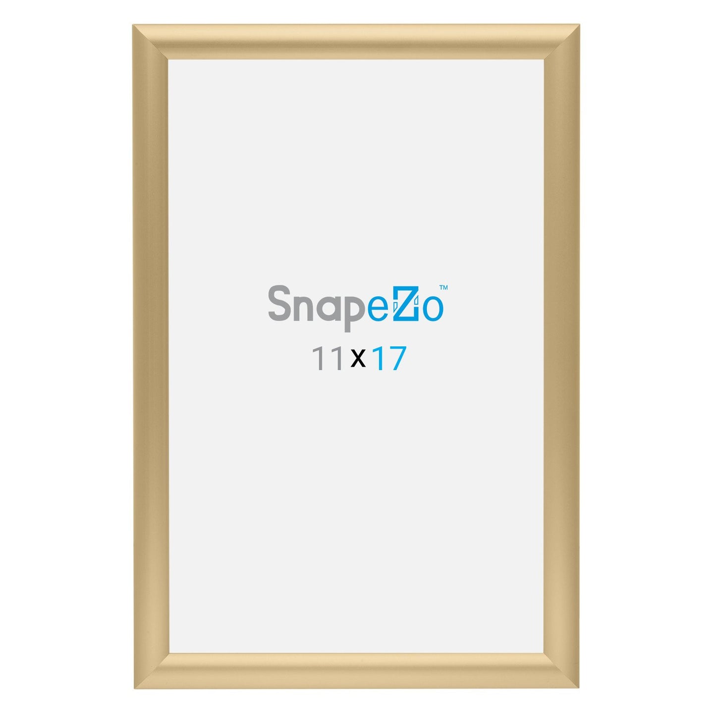 27.94 x 43.18 cm Gold Diploma Frame 25MM SnapeZo®