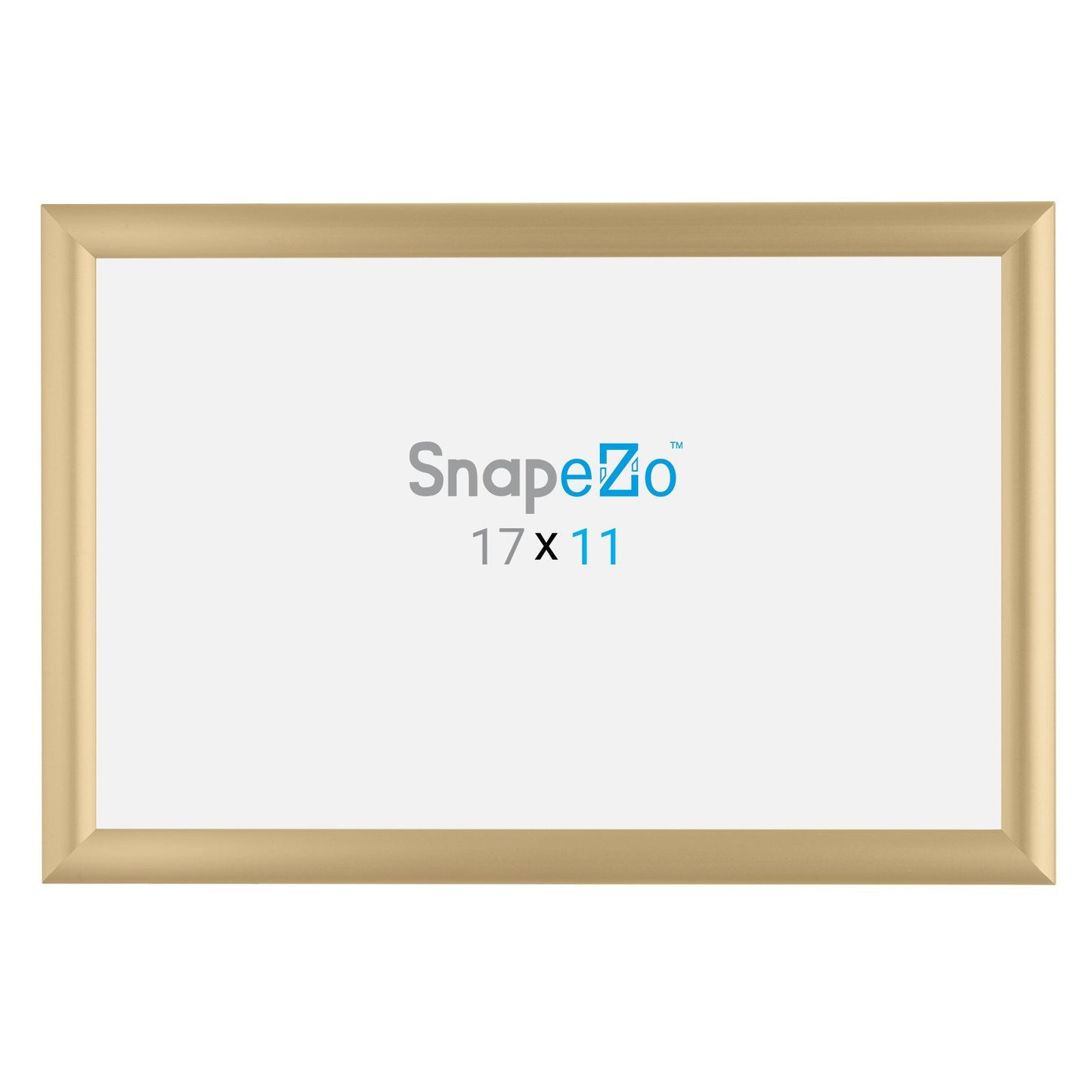 27.94 x 43.18 cm Gold Diploma Frame 25MM SnapeZo®