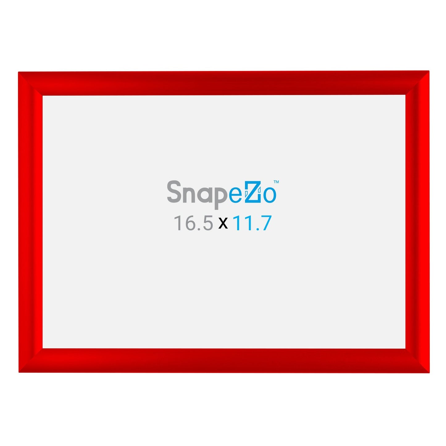 SnapeZo® A3 (42 x 29,7 cm) Marco a presión rojo - Perfil de 25 mm