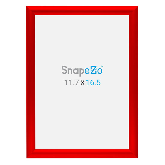 SnapeZo® A3 (42 x 29.7 cm) Red Snap Frame - 25MM Profile