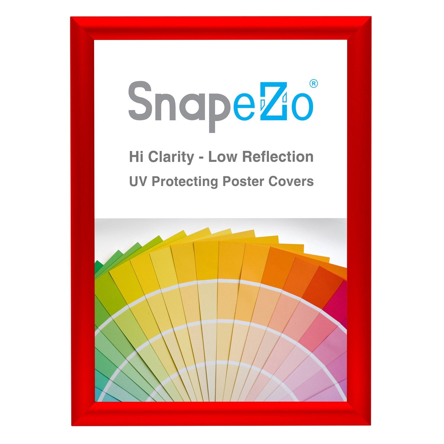 SnapeZo® A3 (42 x 29.7 cm) Red Snap Frame - 25MM Profile