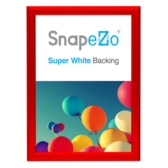 SnapeZo® A3 (42 x 29.7 cm) Red Snap Frame - 25MM Profile