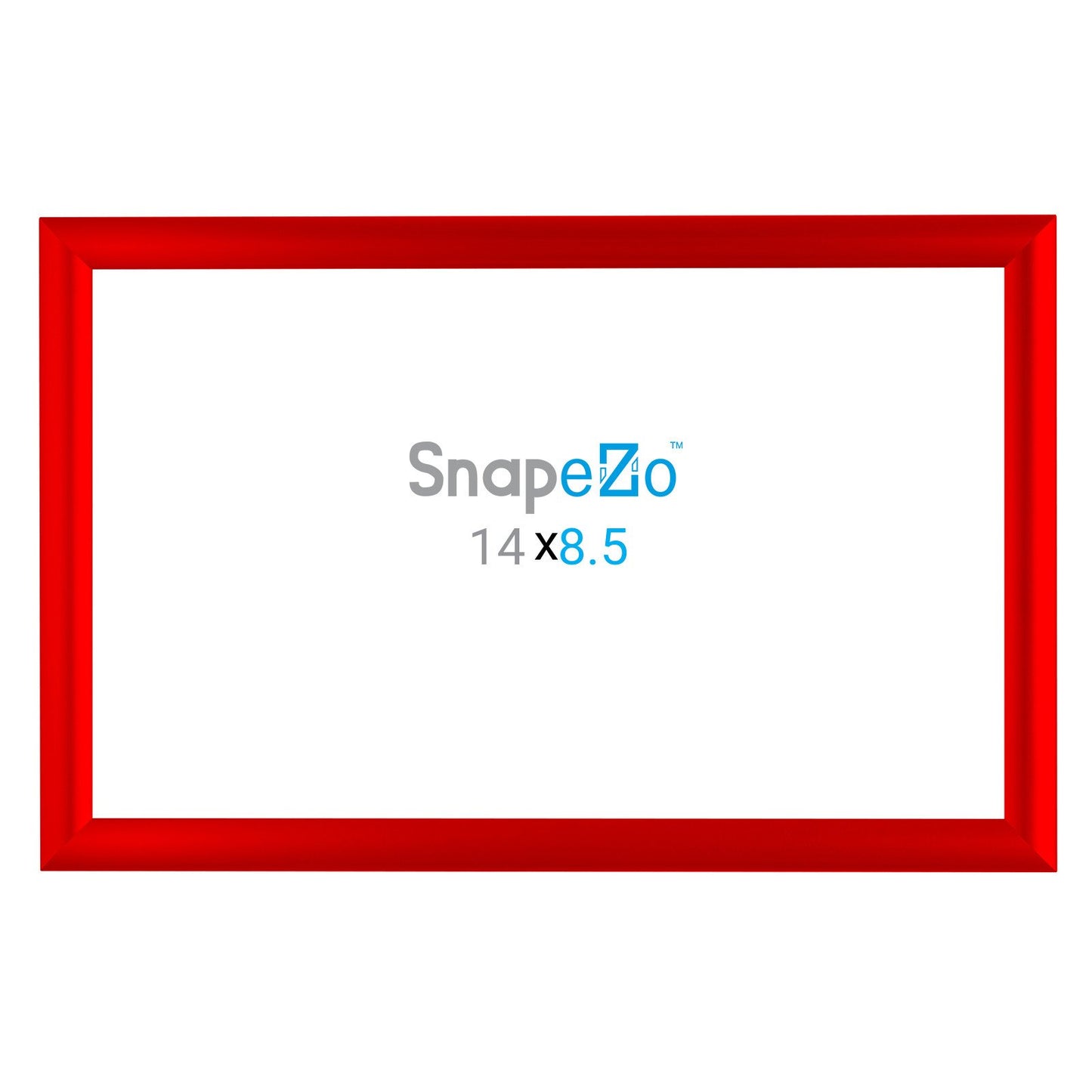 SnapeZo® Marco a presión rojo de 21,59 x 35,56 cm - Perfil de 25 mm