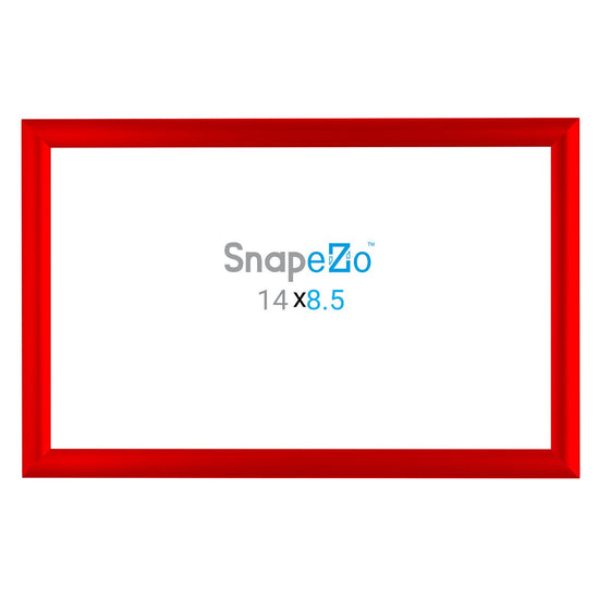 SnapeZo® Marco a presión rojo de 21,59 x 35,56 cm - Perfil de 25 mm