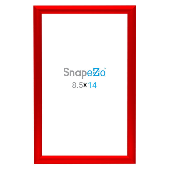 SnapeZo® 21.59 x 35.56 cm Red Snap Frame - 25MM Profile