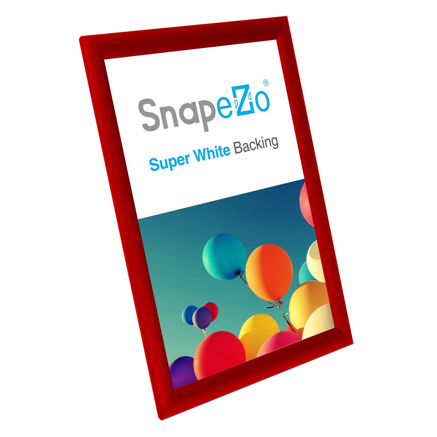 SnapeZo® 21.59 x 35.56 cm Red Snap Frame - 25MM Profile