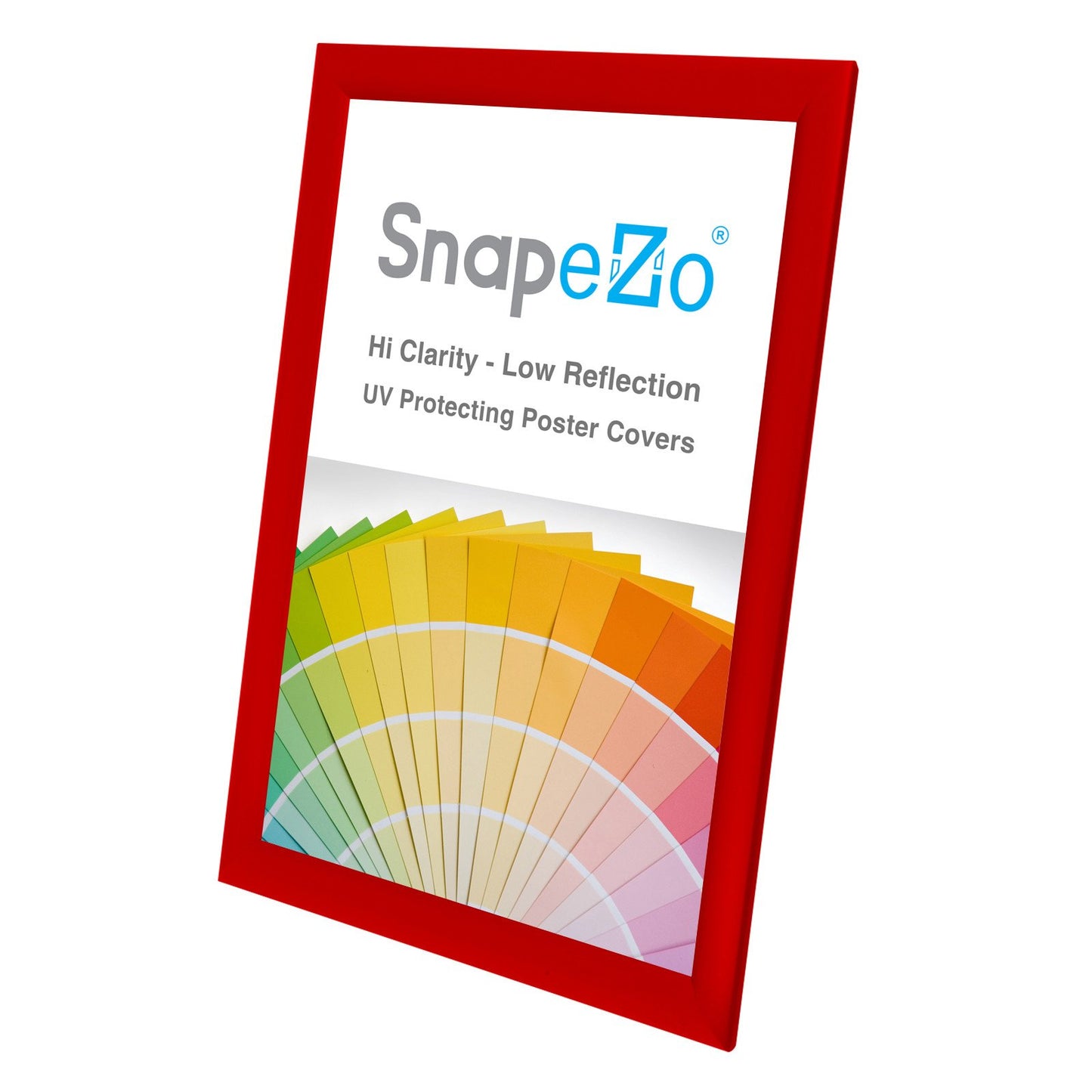 SnapeZo® 21.59 x 35.56 cm Red Snap Frame - 25MM Profile