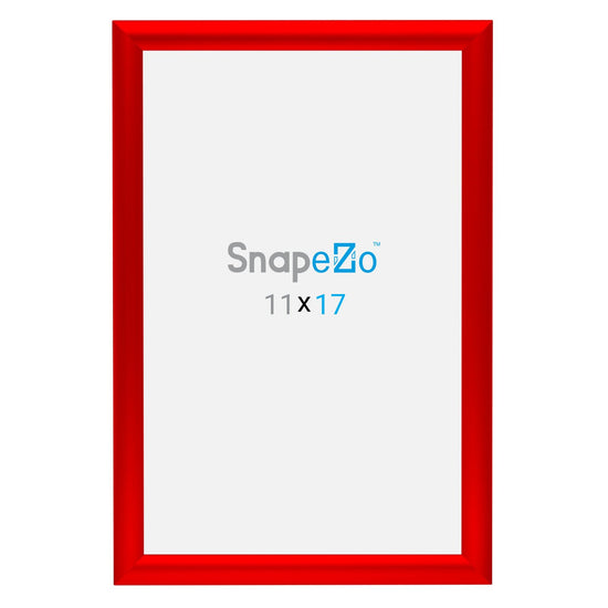 SnapeZo® 27,94 x 43,18 cm Marco a presión rojo - Perfil de 25 mm