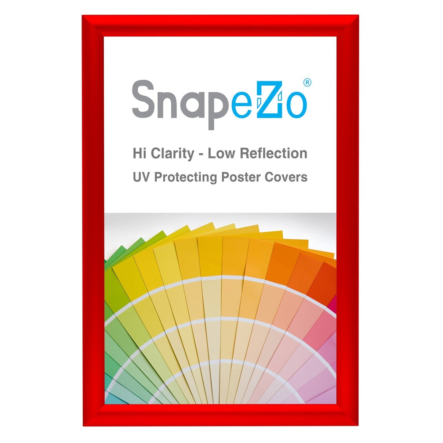 SnapeZo® 27.94 x 43.18 cm Red Snap Frame - 25MM Profile