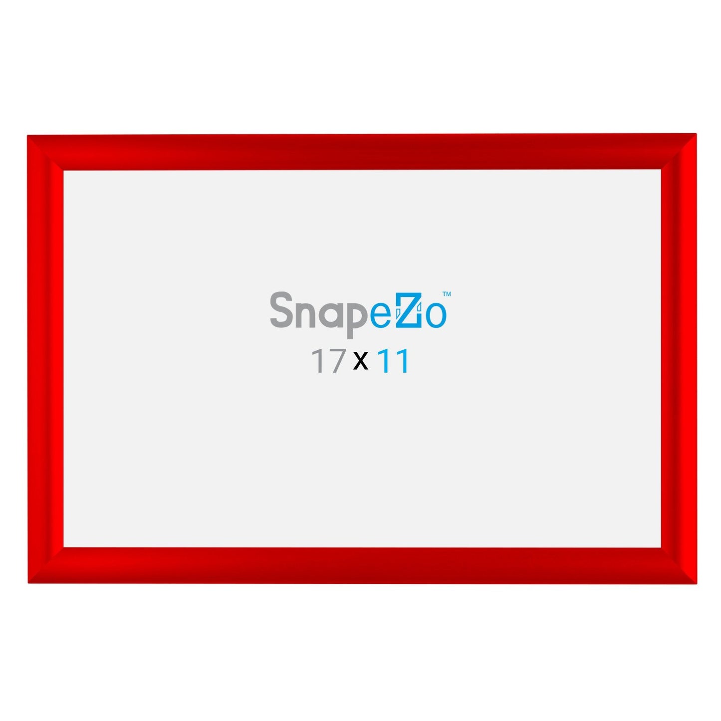 SnapeZo® 27,94 x 43,18 cm Marco a presión rojo - Perfil de 25 mm