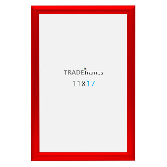 27.94 x 43.18 cm Red Snap Frame - 25MM Profile