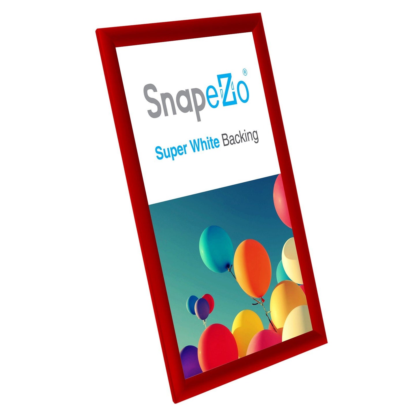 SnapeZo® 27.94 x 43.18 cm Red Snap Frame - 25MM Profile