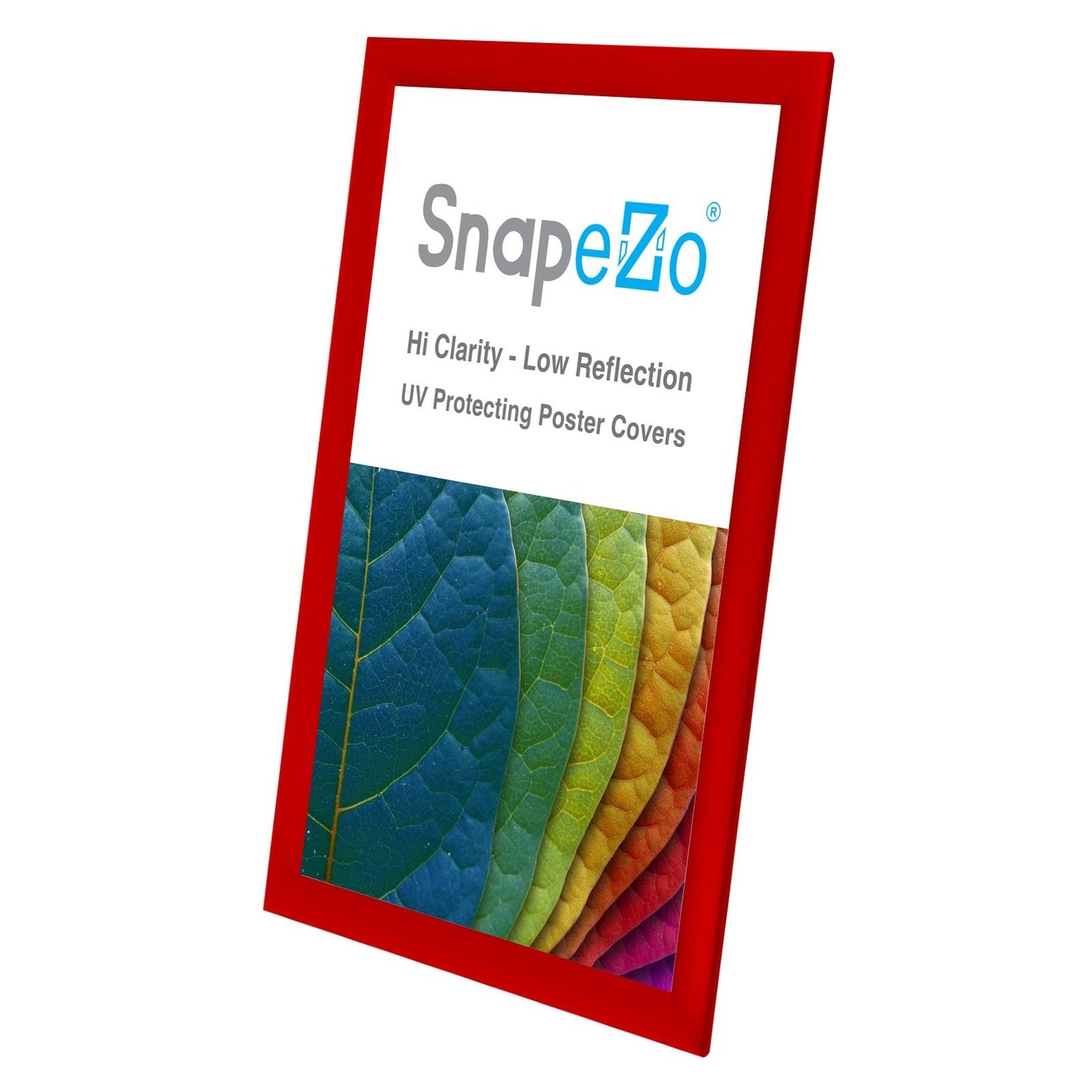 SnapeZo® 27.94 x 43.18 cm Red Snap Frame - 25MM Profile