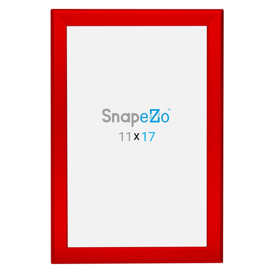 SnapeZo® 27,94 x 43,18 cm Marco a presión rojo - Perfil de 32 mm