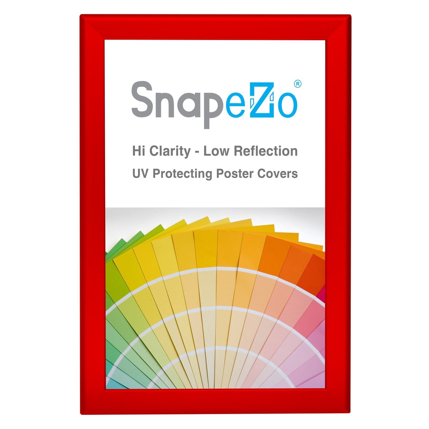 SnapeZo® 27.94 x 43.18 cm Red Snap Frame - 32MM Profile