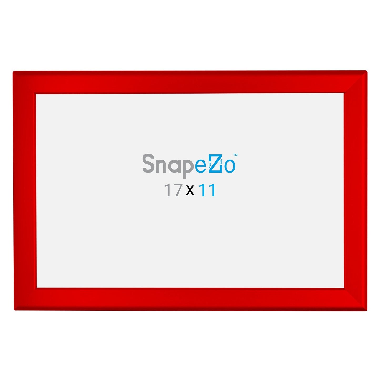 SnapeZo® 27,94 x 43,18 cm Marco a presión rojo - Perfil de 32 mm