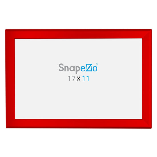 SnapeZo® 27,94 x 43,18 cm Marco a presión rojo - Perfil de 32 mm