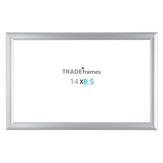 21.59 x 35.56 cm Silver Snap Frame - 25MM Profile