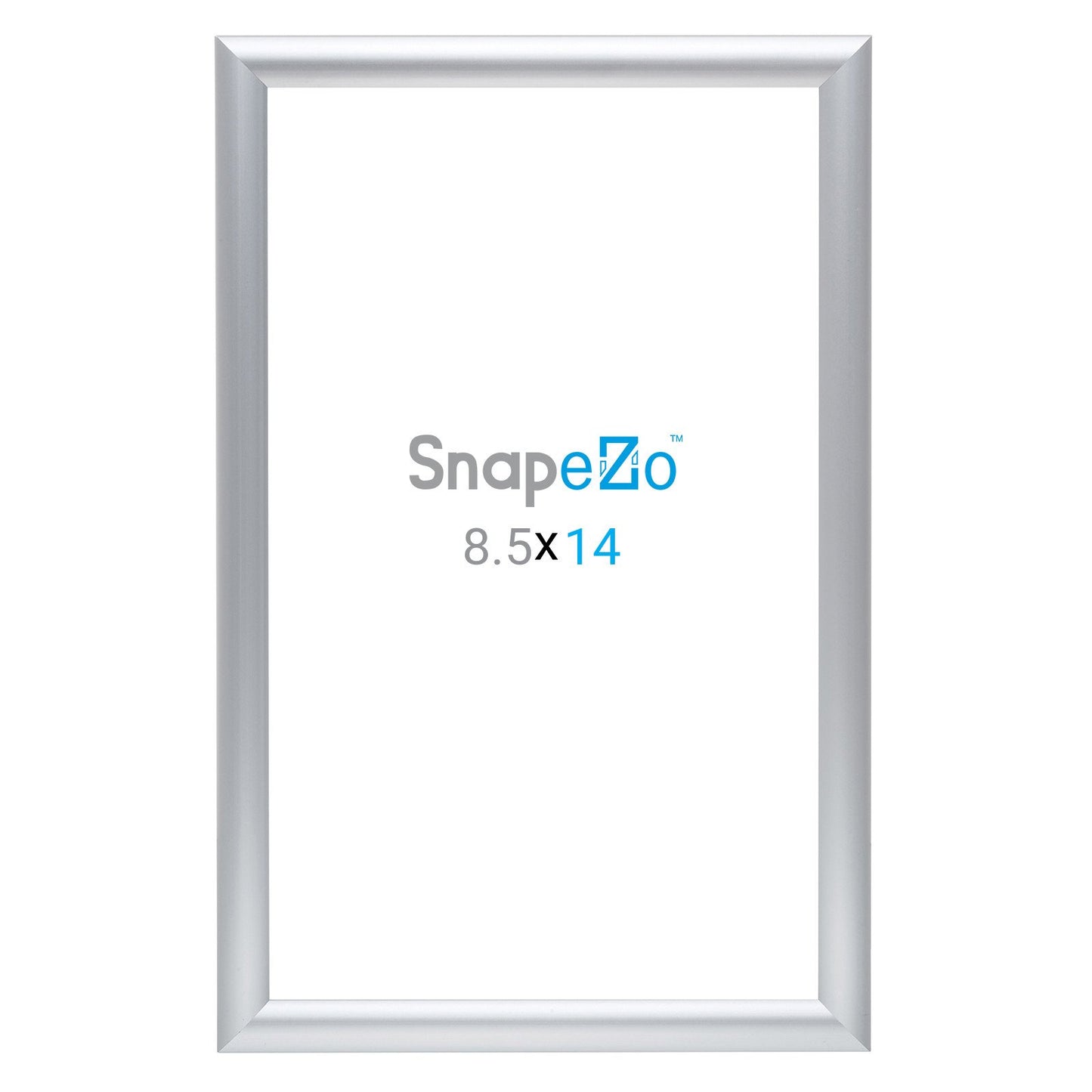 SnapeZo® 21.59 x 35.56 cm Silver Snap Frame - 25MM Profile