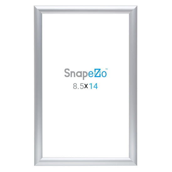 SnapeZo® 21.59 x 35.56 cm Silver Snap Frame - 25MM Profile