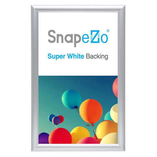 SnapeZo® 21.59 x 35.56 cm Silver Snap Frame - 25MM Profile