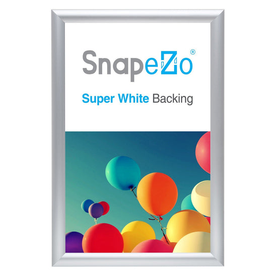 SnapeZo® 27.94 x 43.18 cm Silver Snap Frame - 25MM Profile