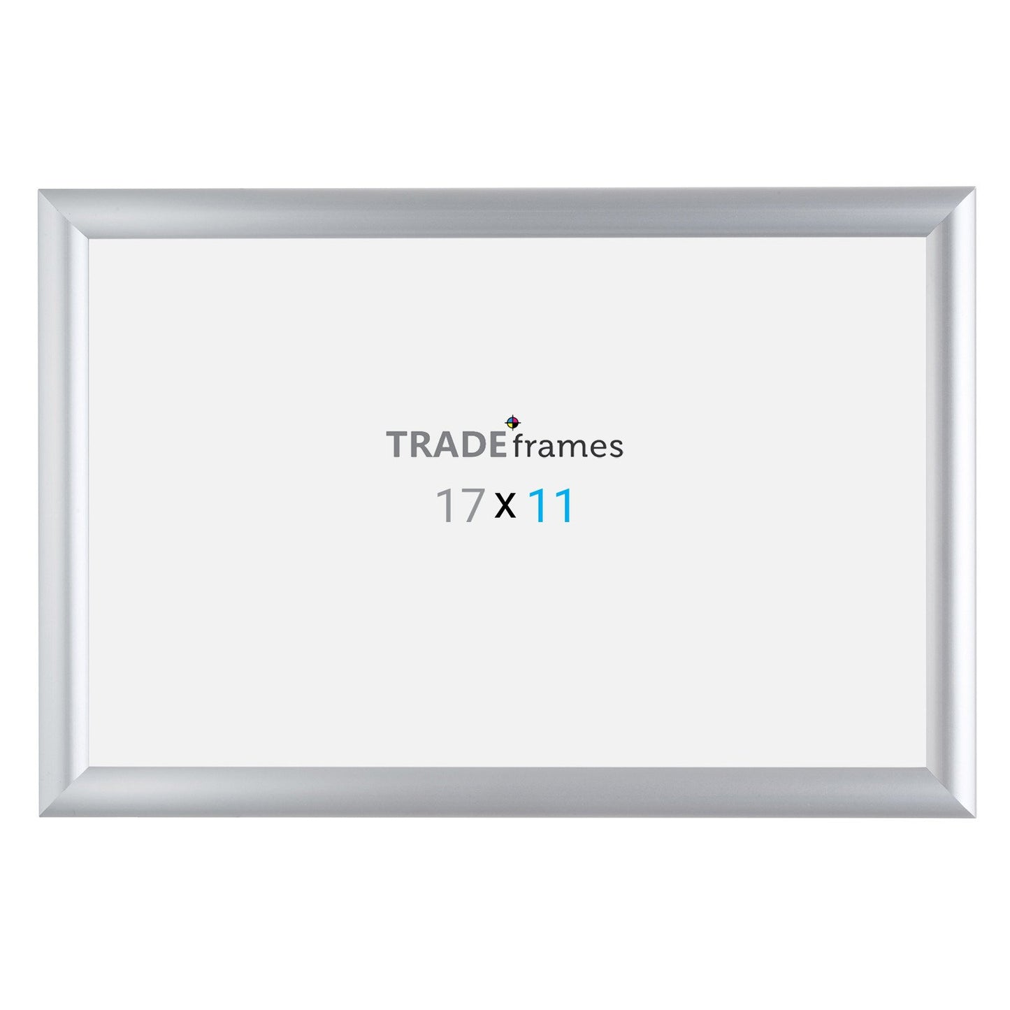 27.94 x 43.18 cm Silver Snap Frame - 25MM Profile