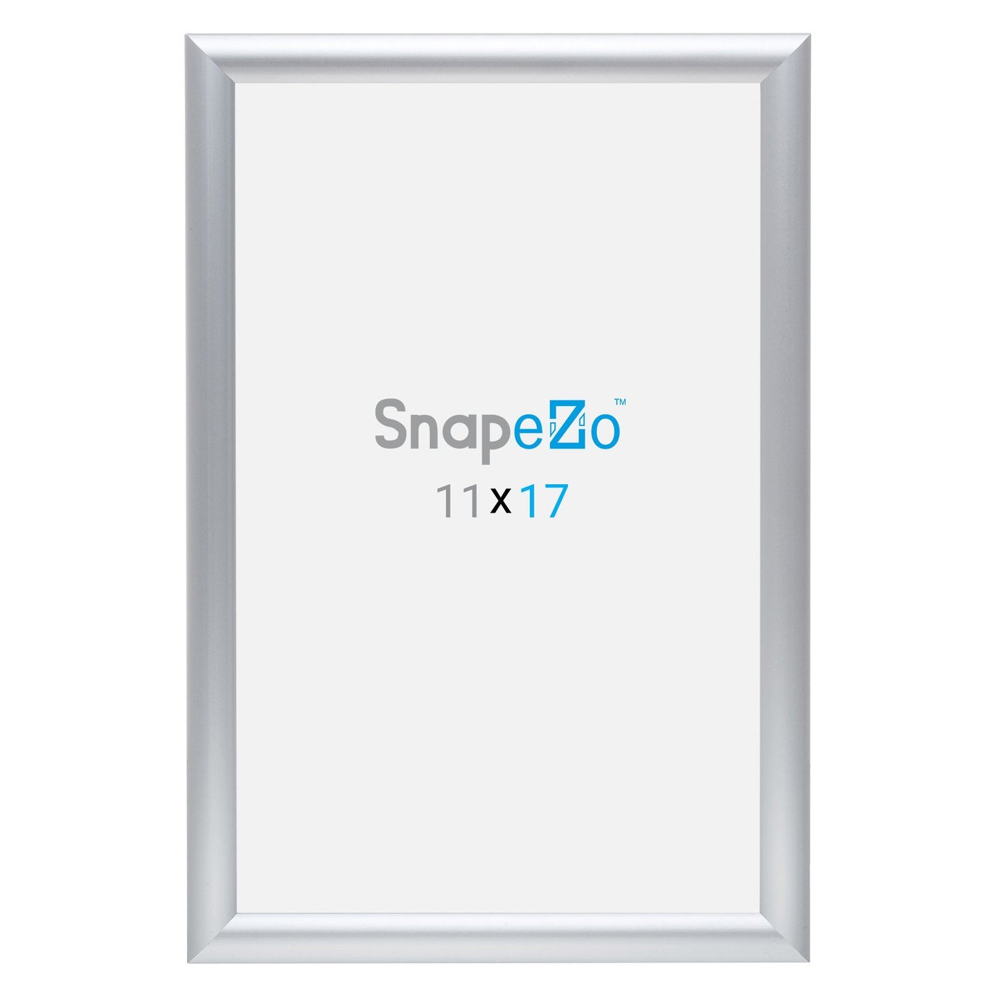 SnapeZo® 27.94 x 43.18 cm Silver Snap Frame - 25MM Profile