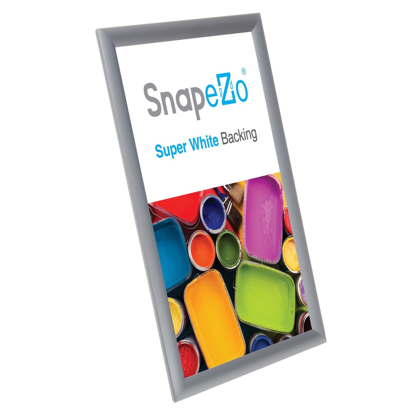 SnapeZo® 27.94 x 43.18 cm Silver Snap Frame - 25MM Profile