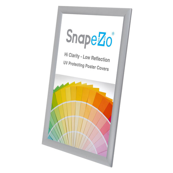 SnapeZo® 27.94 x 43.18 cm Silver Snap Frame - 25MM Profile