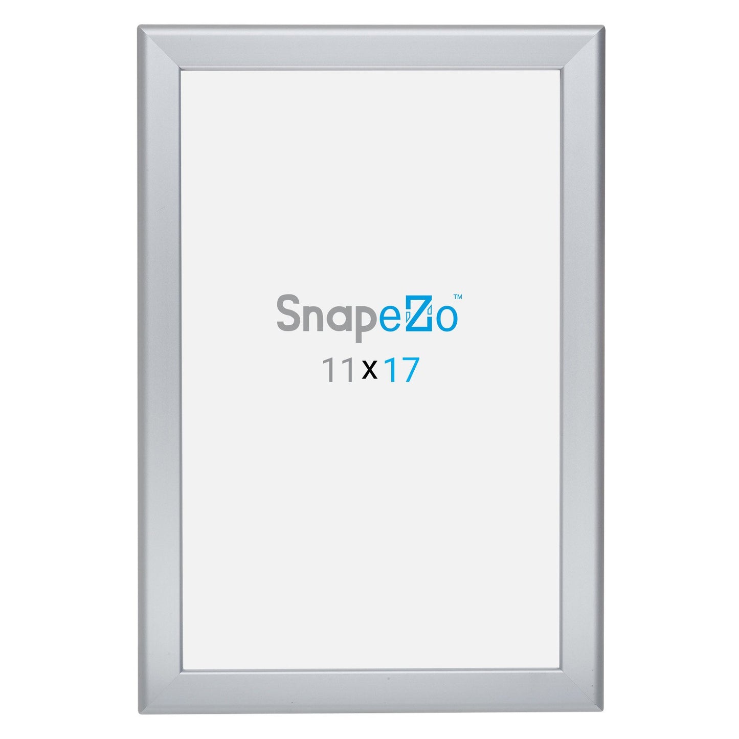 SnapeZo® 27.94 x 43.18 cm Silver Snap Frame - 32MM Profile