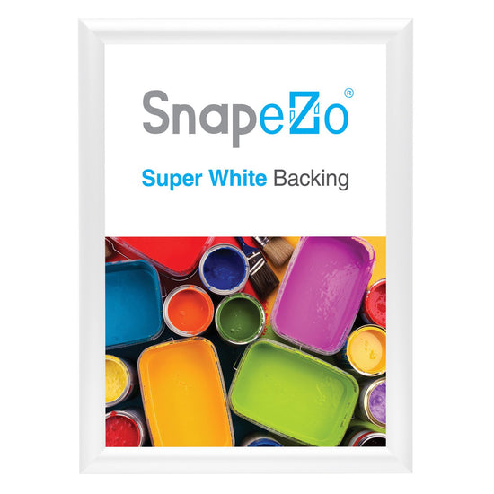 SnapeZo® A5 (21 x 14.8 cm) White Snap Frame - 25MM Profile