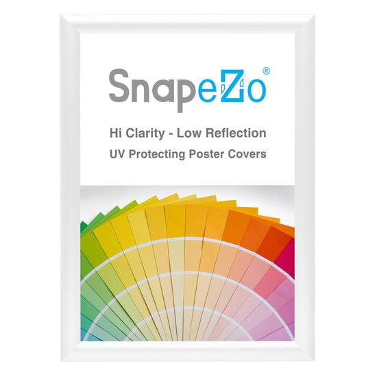 SnapeZo® A5 (21 x 14.8 cm) White Snap Frame - 25MM Profile