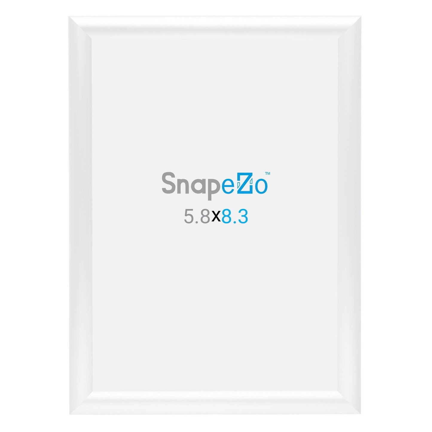 SnapeZo® A5 (21 x 14.8 cm) White Snap Frame - 25MM Profile