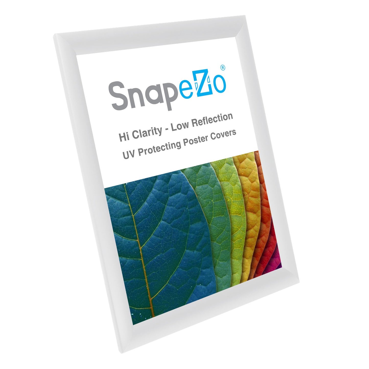 SnapeZo® A5 (21 x 14.8 cm) White Snap Frame - 25MM Profile