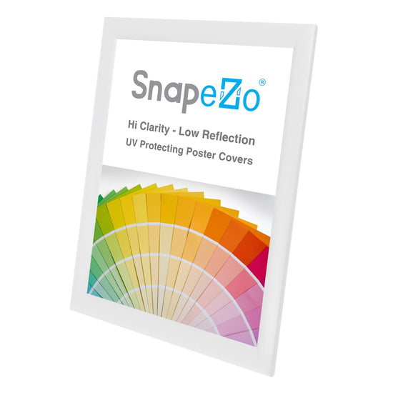 SnapeZo® A5 (21 x 14.8 cm) White Snap Frame - 25MM Profile