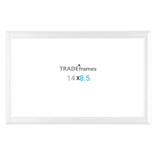 21.59 x 35.56 cm White Snap Frame - 25MM Profile