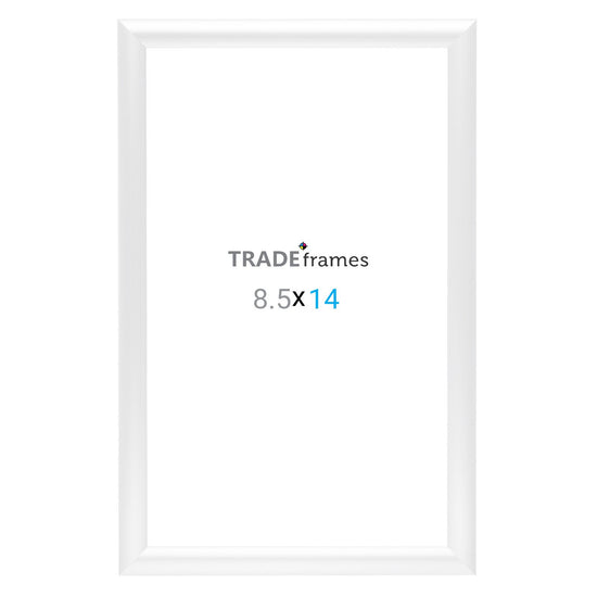 21.59 x 35.56 cm White Snap Frame - 25MM Profile