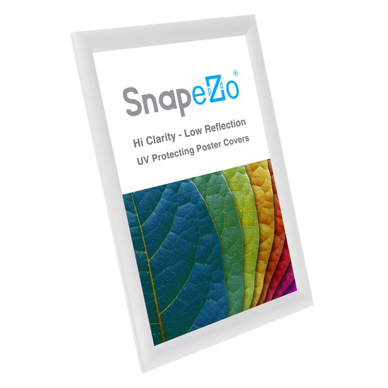 SnapeZo® 21.59 x 35.56 cm White Snap Frame - 25MM Profile